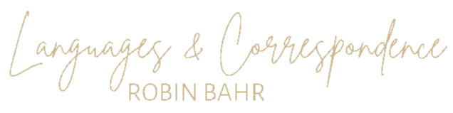 Logo – Languages & Correspondence – Robin Bahr